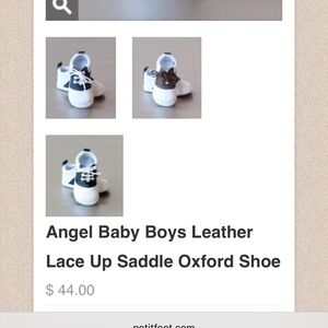 Petit Foot Angel Lace Up Oxford shoes